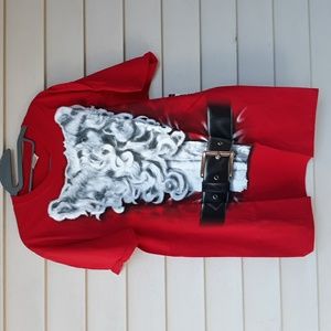 NWT Christmas Santa t shirt medium